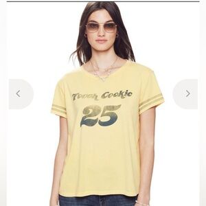🏇 Mother ‘Tough Cookie’ Women’s Yellow Graphic Tee